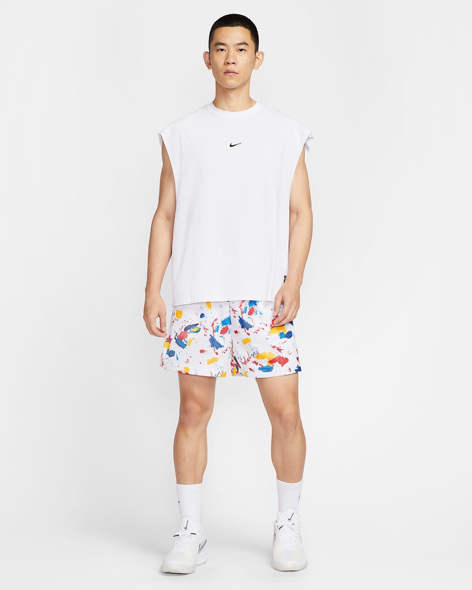 Nike - Quần ngắn thể thao Nam Men's Dri-FIT Training Mesh Basketball Shorts