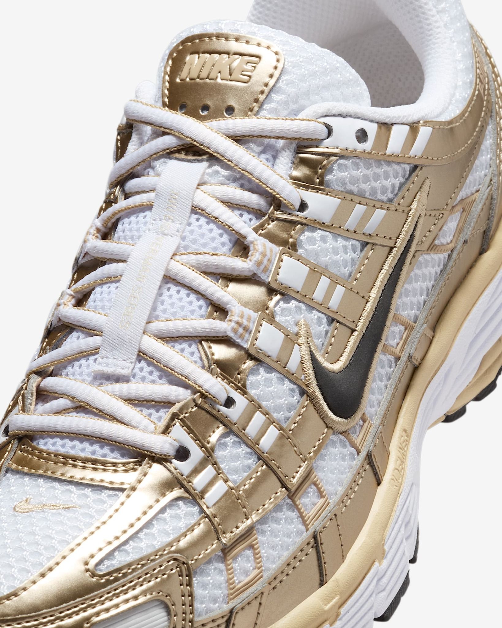 Nike - Giày thời trang thể thao Nữ Nike P-6000 Gold Women's Shoes