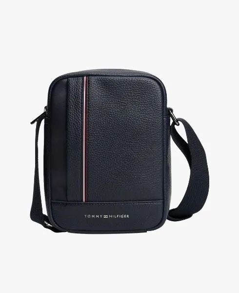 Tommy Hilfiger - Túi đeo chéo nam Metal Logo Crossbody Reporter Bag