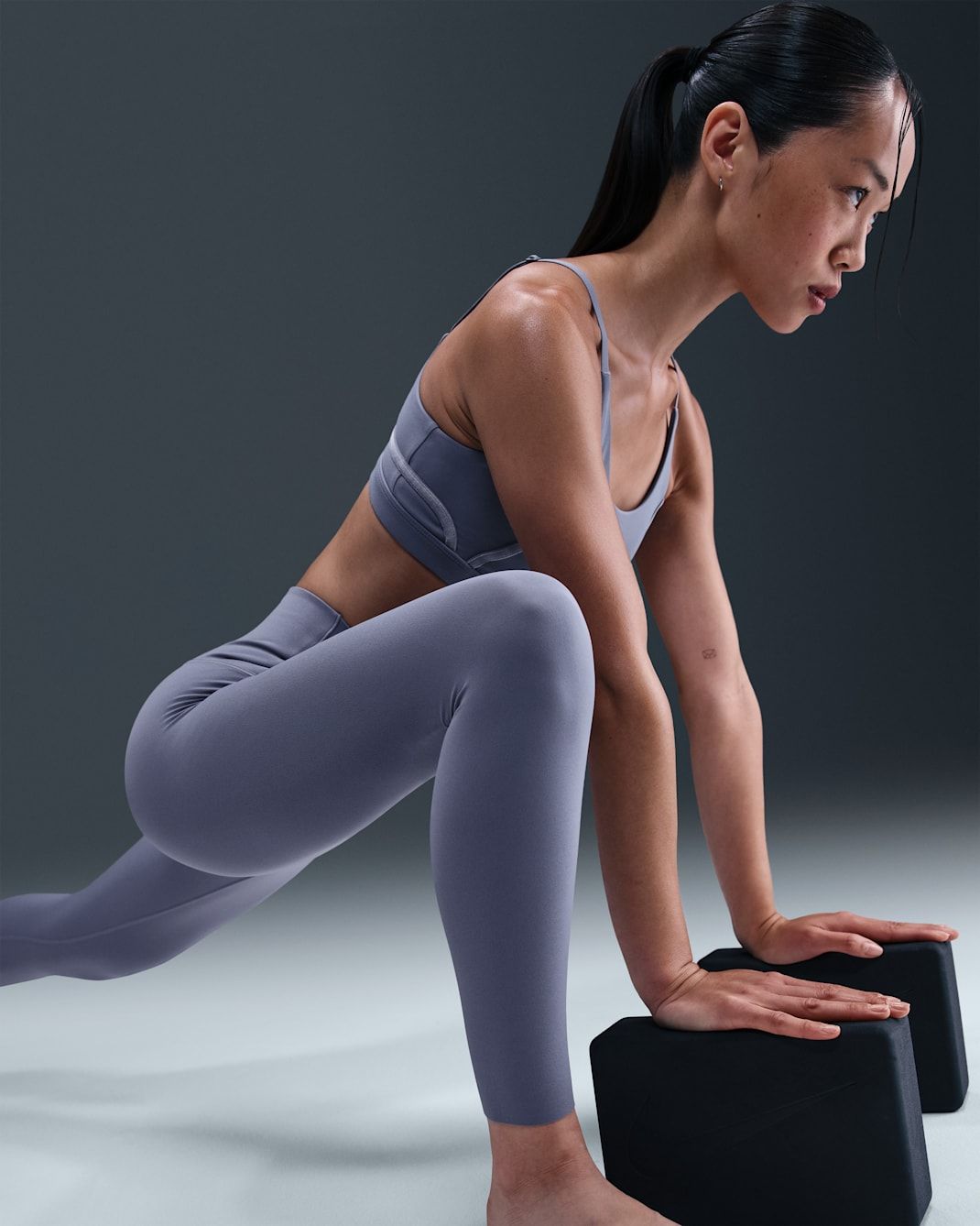 Nike - Quần dài ống bó thể thao Nữ Zenvy Women's High-Waisted 7/8 Leggings