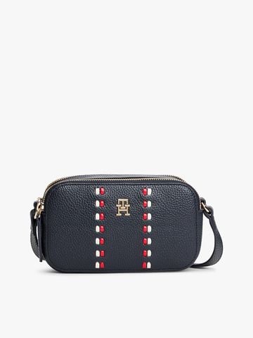 Tommy Hilfiger - Túi đeo chéo nữ Signature Tape Camera Bag