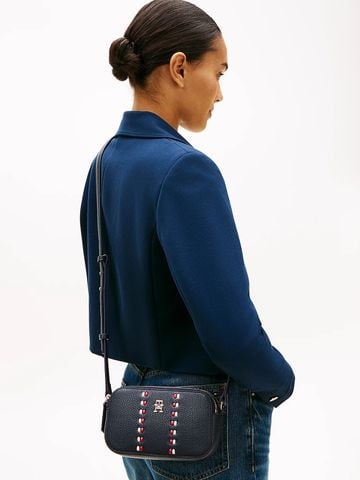 Tommy Hilfiger - Túi đeo chéo nữ Signature Tape Camera Bag - 4