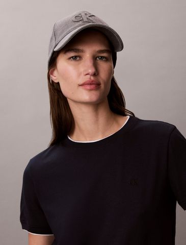 Calvin Klein - Áo Thun Tay Ngắn Nữ Contrast Trim Cotton Modal Tee