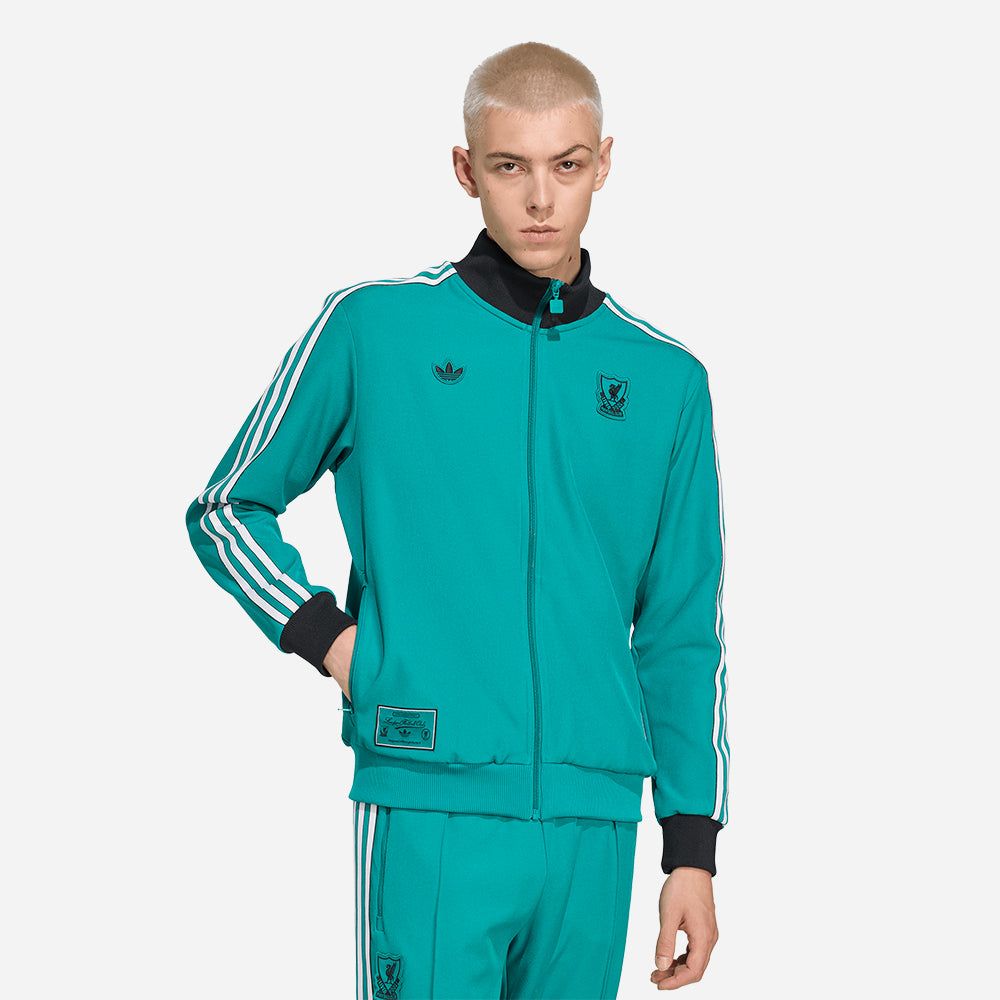 adidas - Áo khoác đá banh Nam Adidas Liverpool Fc Terrace Icons Track Jacket - Blue