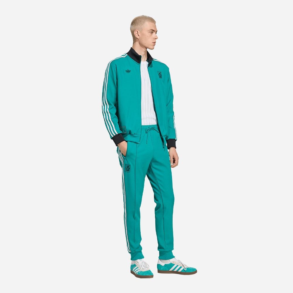adidas - Áo khoác đá banh Nam Adidas Liverpool Fc Terrace Icons Track Jacket - Blue