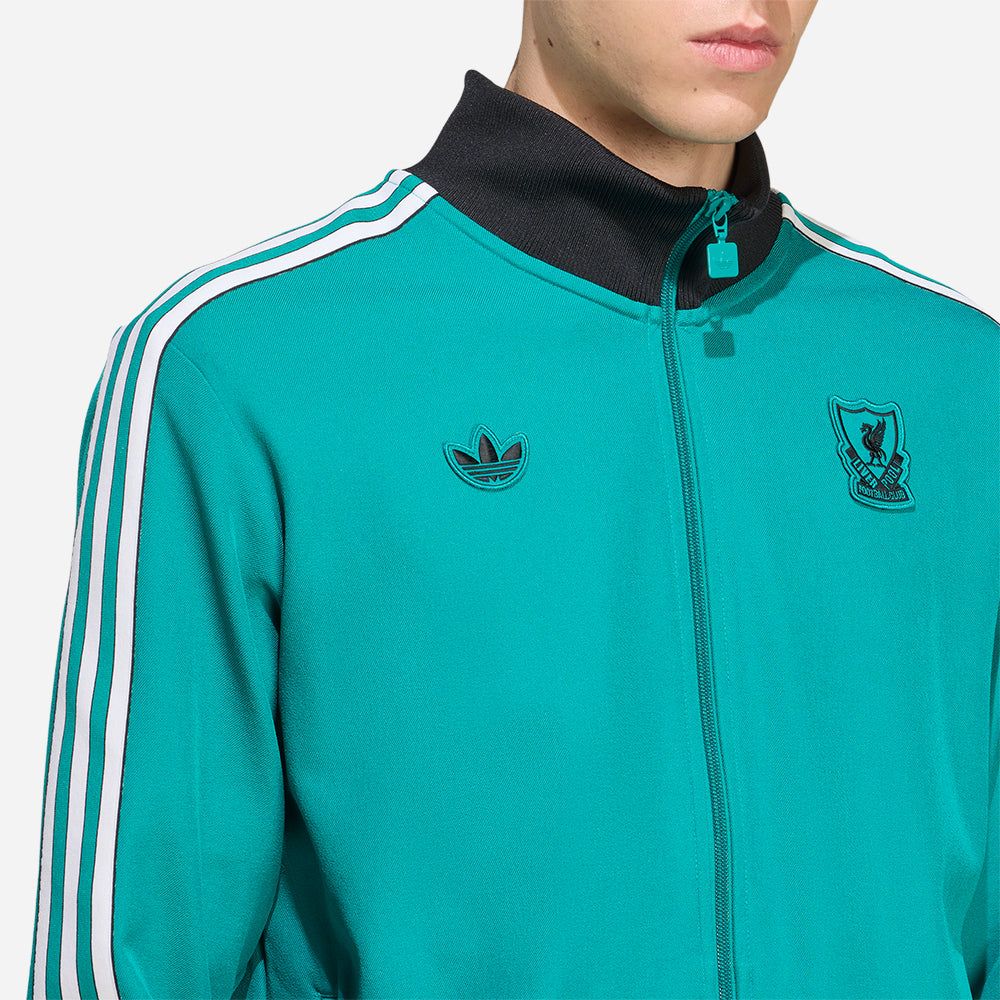 adidas - Áo khoác đá banh Nam Adidas Liverpool Fc Terrace Icons Track Jacket - Blue
