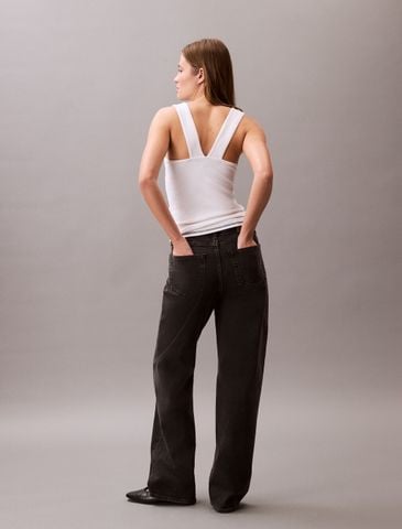 Calvin Klein - Áo ba lỗ nữ Logo Graphic Ribbed Tank Top - 3