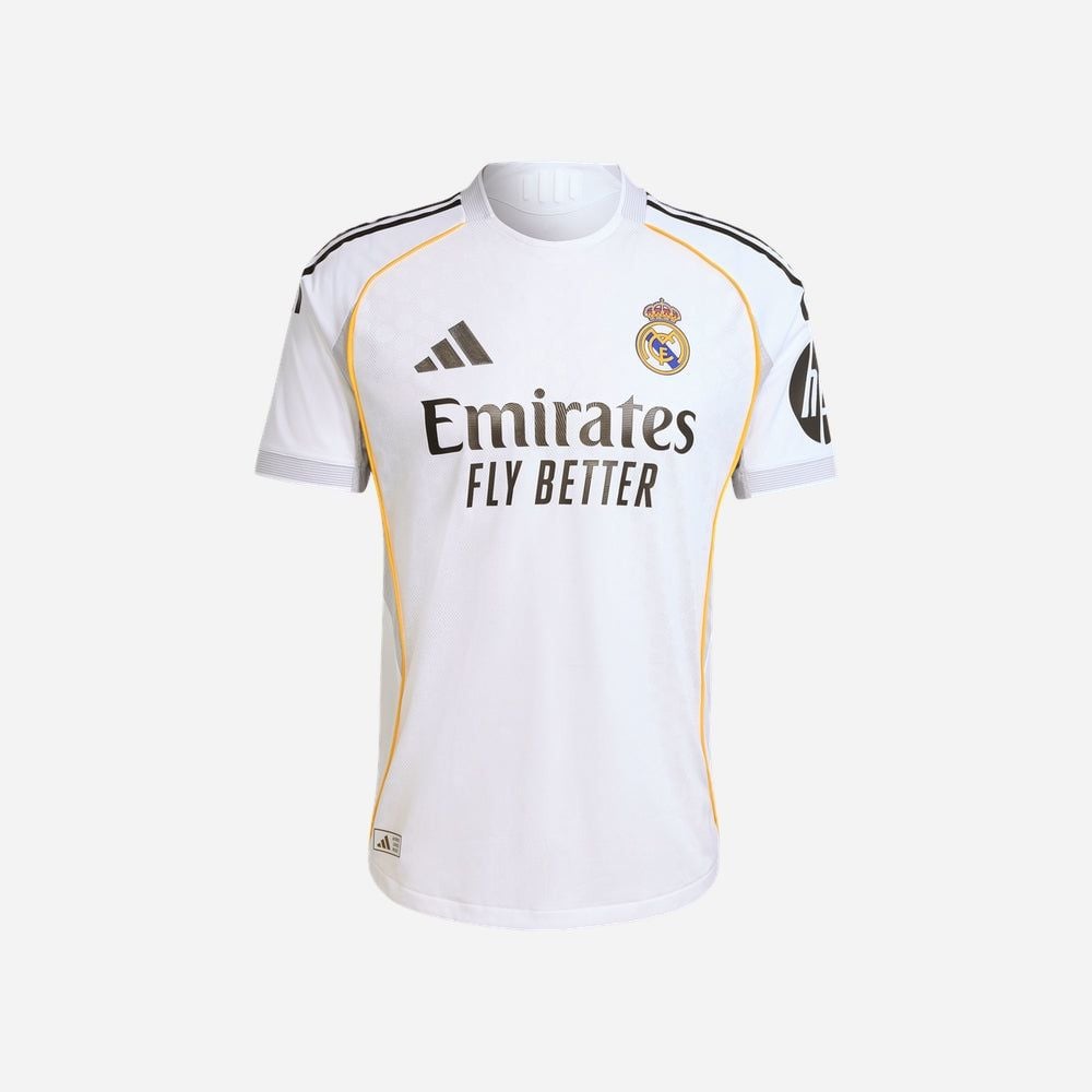 adidas - Áo thun đá banh Nam Men's Adidas Real Madrid 25/26 Home Authentic Football Jersey - White