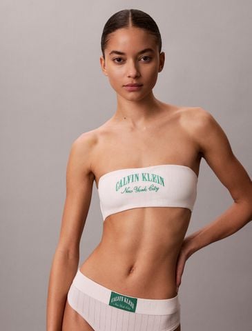 Calvin Klein - Áo Ngực Nữ Bandeau Bralette Heritage Classic Cotton - 2