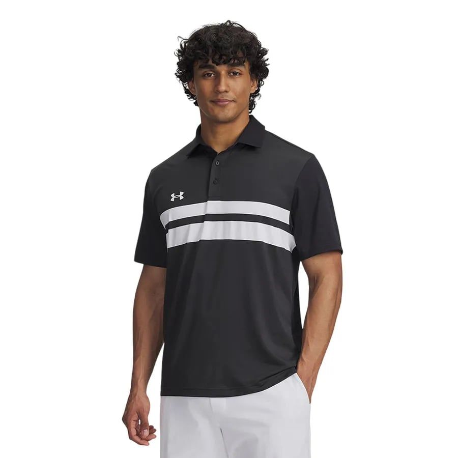 Under Armour - Áo thun nam Drive Team Dual Stripe Golf