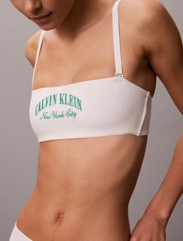 Calvin Klein - Áo Ngực Nữ Bandeau Bralette Heritage Classic Cotton