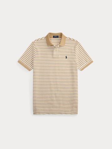 Ralph Lauren - Áo Polo Tay Ngắn Nam Custom Slim Fit Striped Mesh Polo Shirt