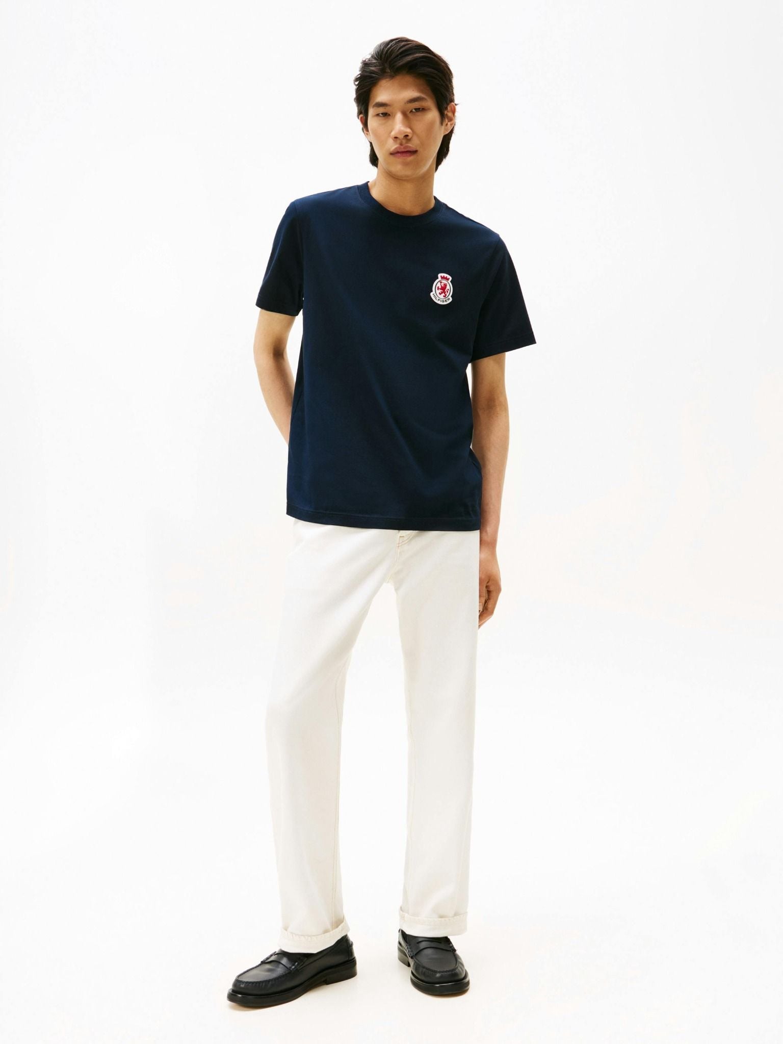 Tommy Hilfiger - Áo thun tay ngắn nam Rubberised Crest Jersey T-Shirt