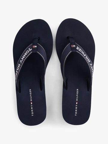 Tommy Hilfiger - Dép xỏ ngón nữ Enamel Flag Wedge Flip-Flops - 3