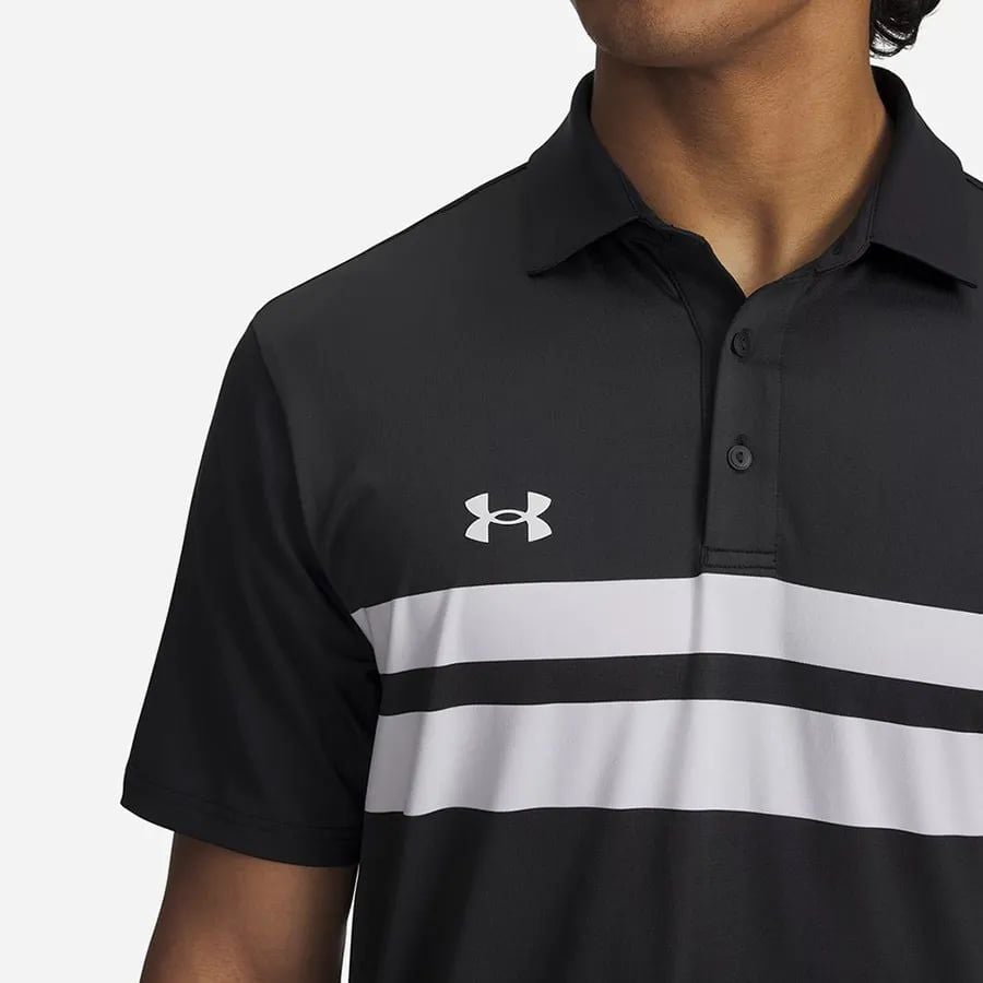 Under Armour - Áo thun nam Drive Team Dual Stripe Golf