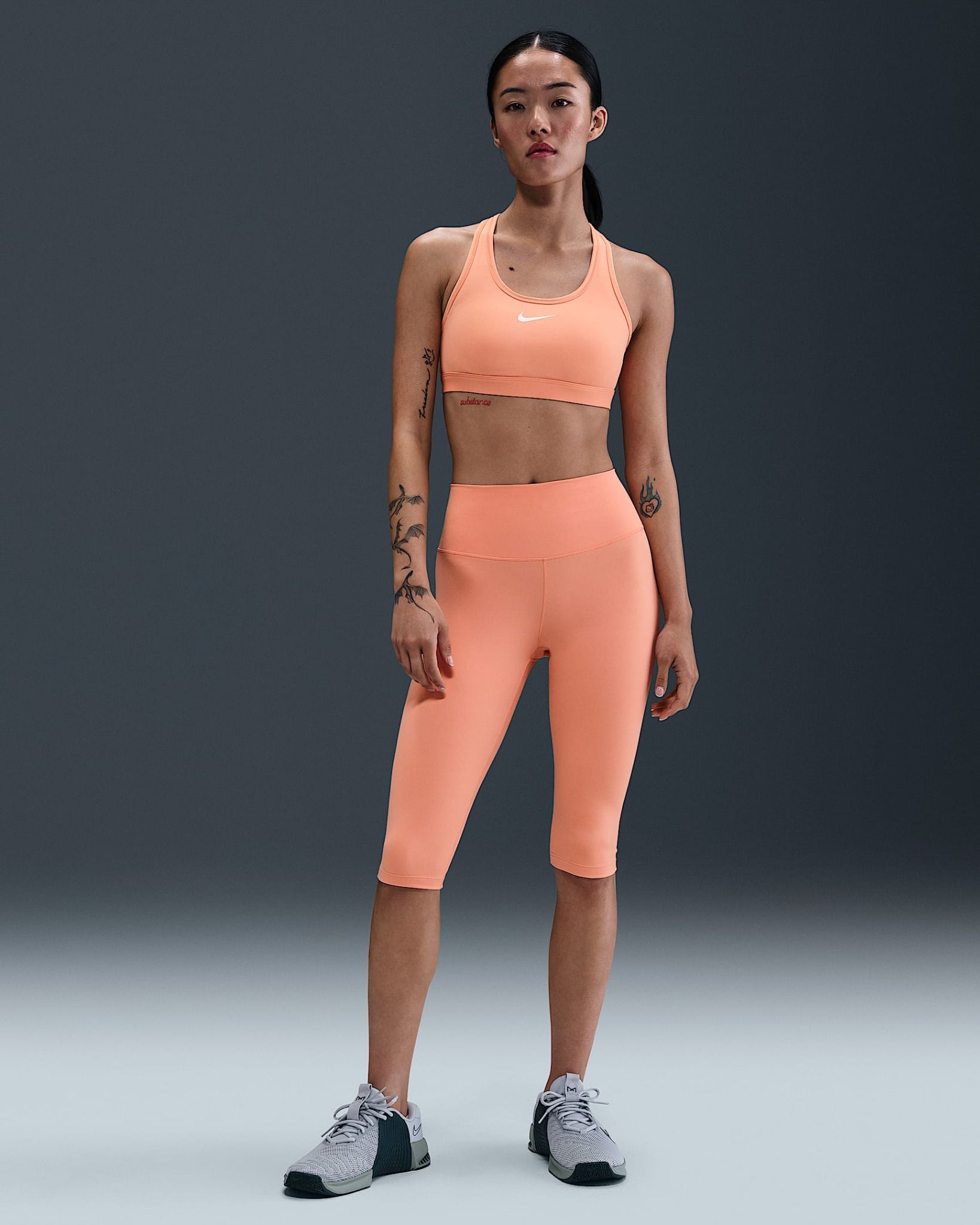 Nike - Áo ngực thể thao Nữ Swoosh Medium-Support Women's Padded Sports Bra