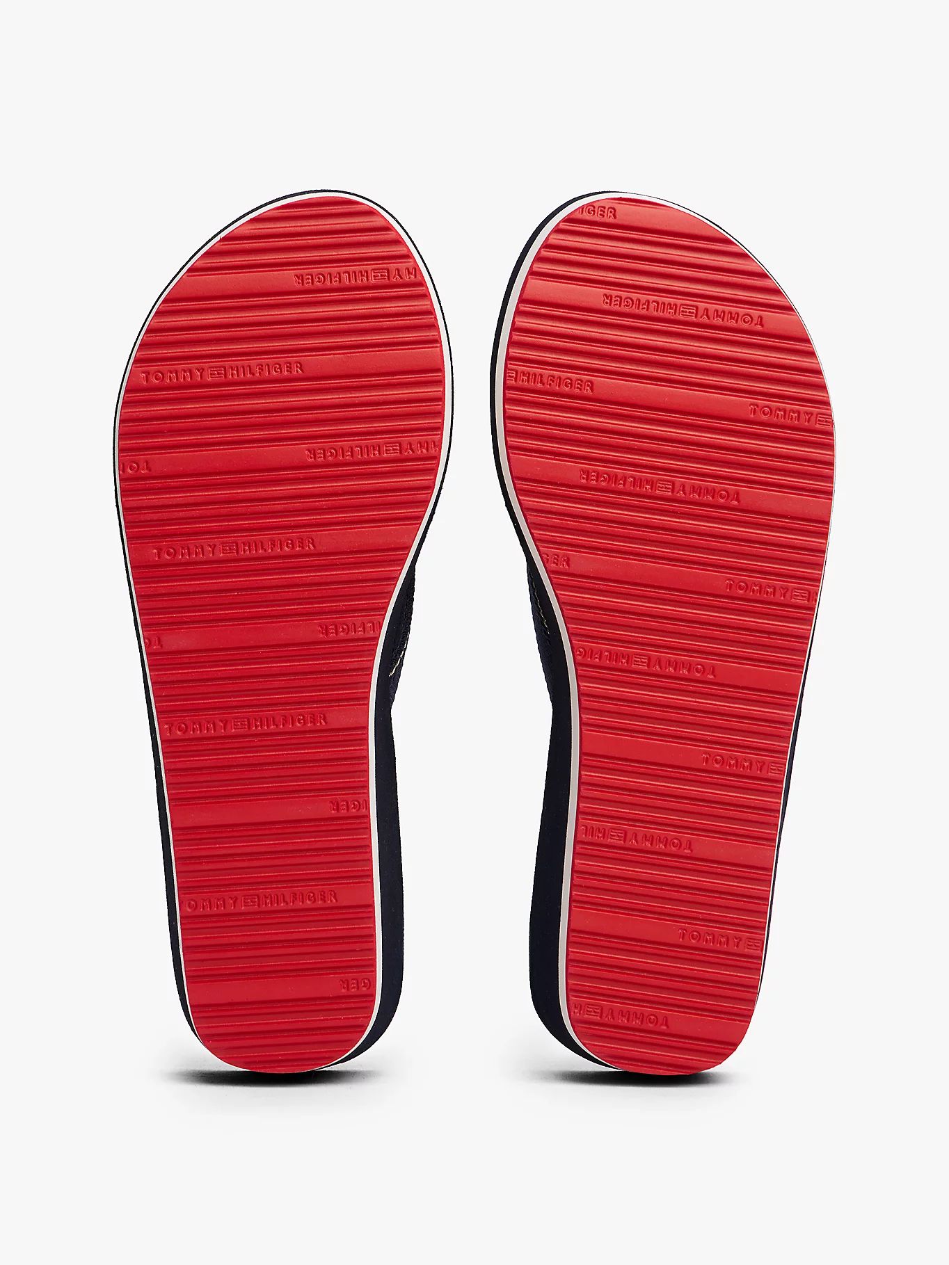 Tommy Hilfiger - Dép xỏ ngón nữ Enamel Flag Wedge Flip-Flops