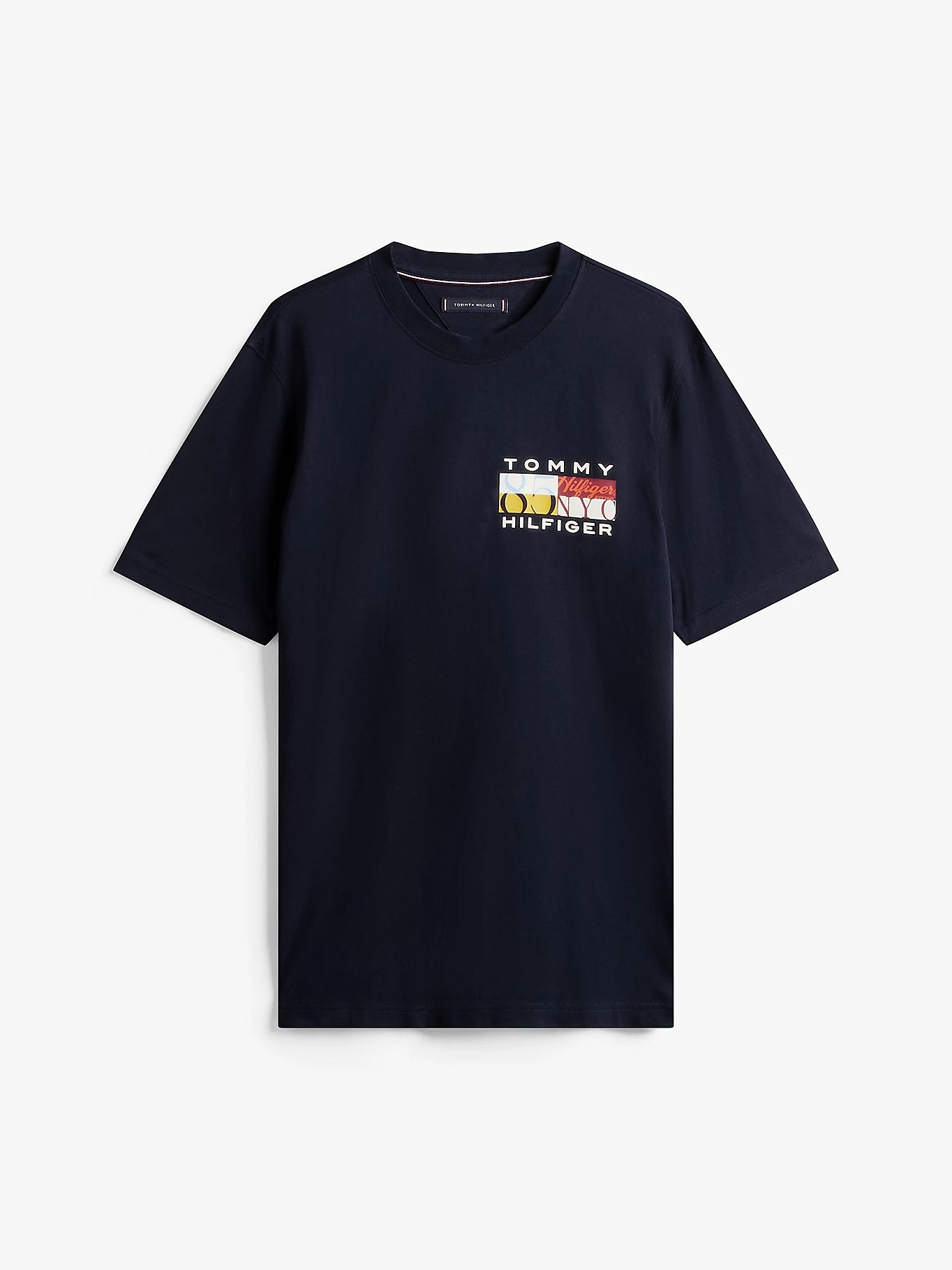 Tommy Hilfiger - Áo thun tay ngắn nam Logo Print Jersey Crew Neck T-Shirt