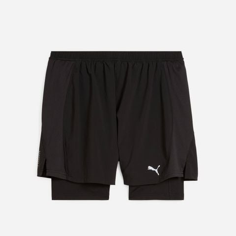 Puma - Quần Ngắn Chạy Bộ Nam RUN VELOCITY 2IN1 SHORT