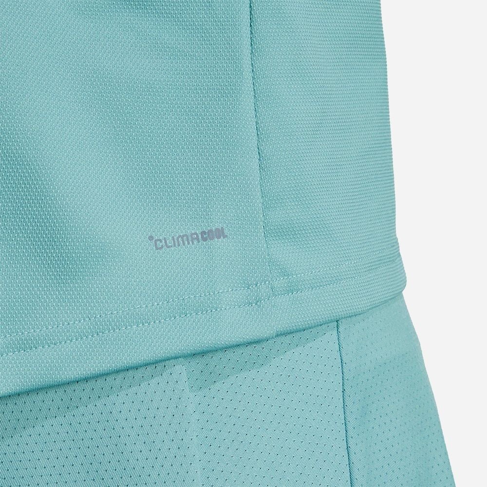 adidas - Áo thun có cổ quần vợt Nữ Women's Adidas Club Tennis Climacool 3-Stripes Polo Shirt - Blue