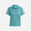 adidas - Áo thun có cổ quần vợt Nữ Women's Adidas Club Tennis Climacool 3-Stripes Polo Shirt - Blue