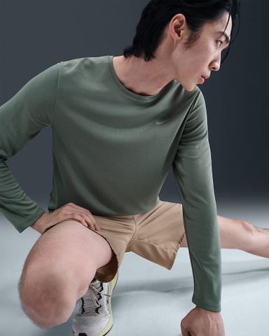 Nike - Áo tay dài thể thao Nam Nike Miler Men's Dri-FIT UV Long-Sleeve Running Top - 4