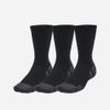 Under Armour - Bộ ba Vớ tất thể thao cổ cao nam nữ Ua Performance Tech 3Pk Training