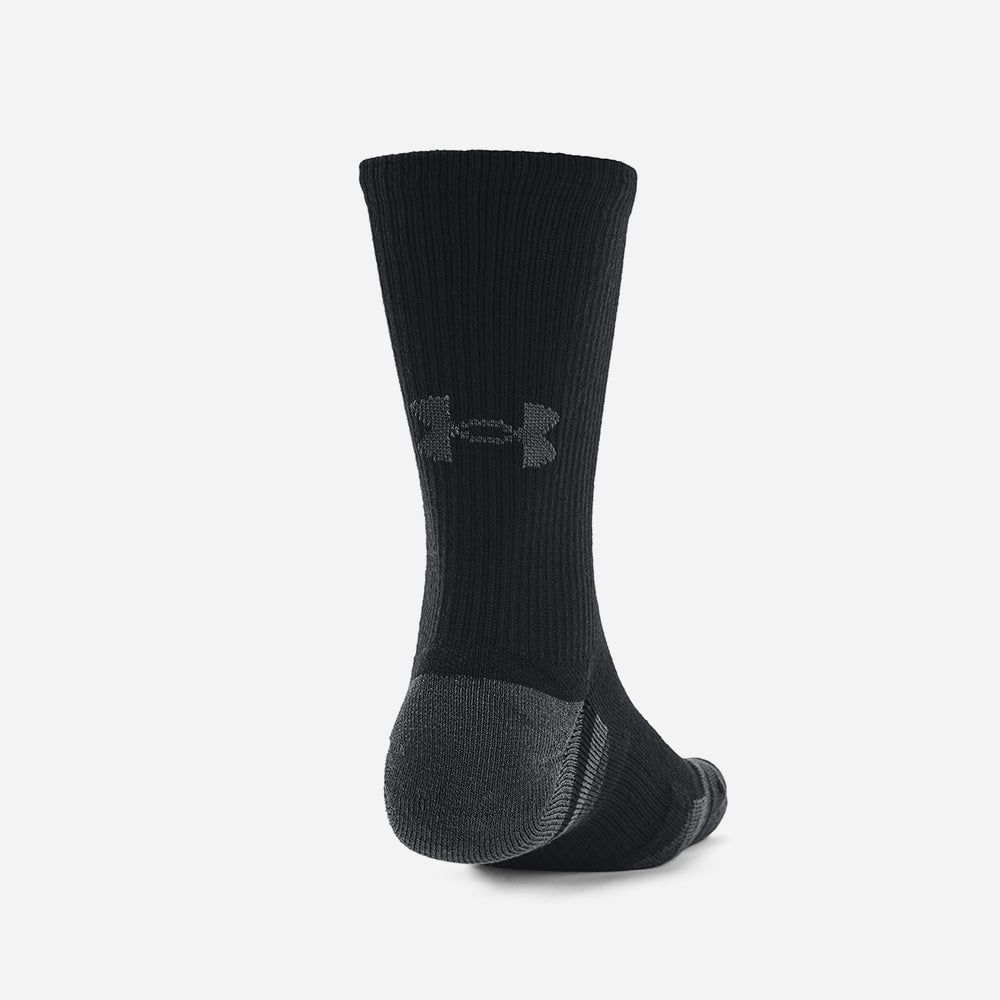 Under Armour - Bộ ba Vớ tất thể thao cổ cao nam nữ Ua Performance Tech 3Pk Training
