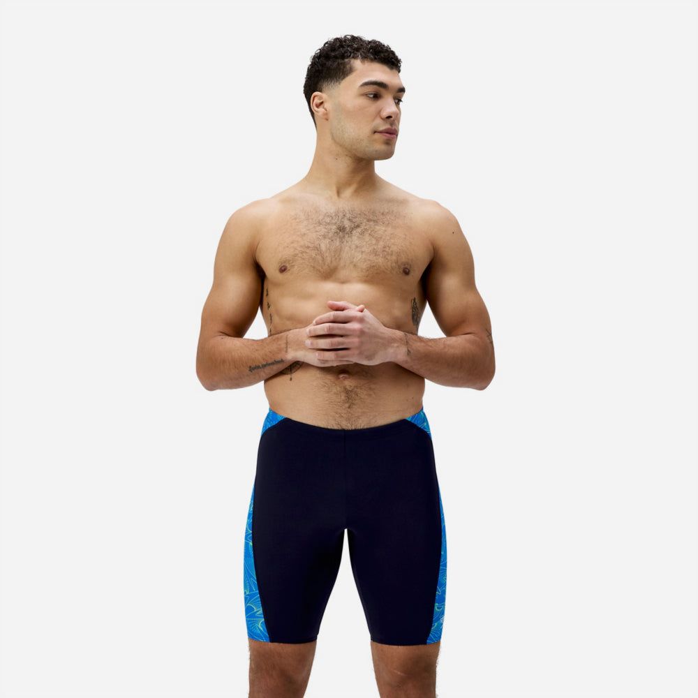 Speedo - Quần bơi nam Hyperbm Panel Jammer Blue Jammers
