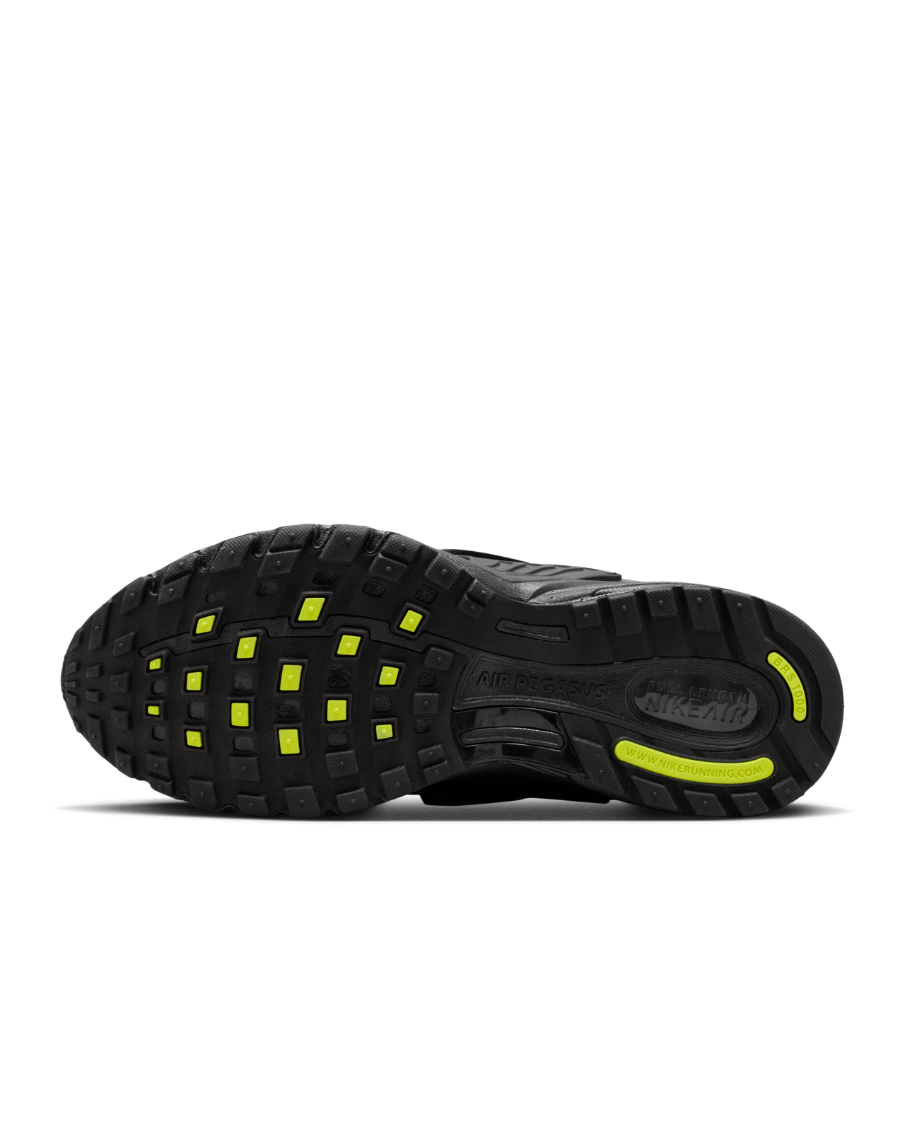 Nike - Giày thời trang thể thao Nam Air Pegasus Wave Black and Metallic Silver