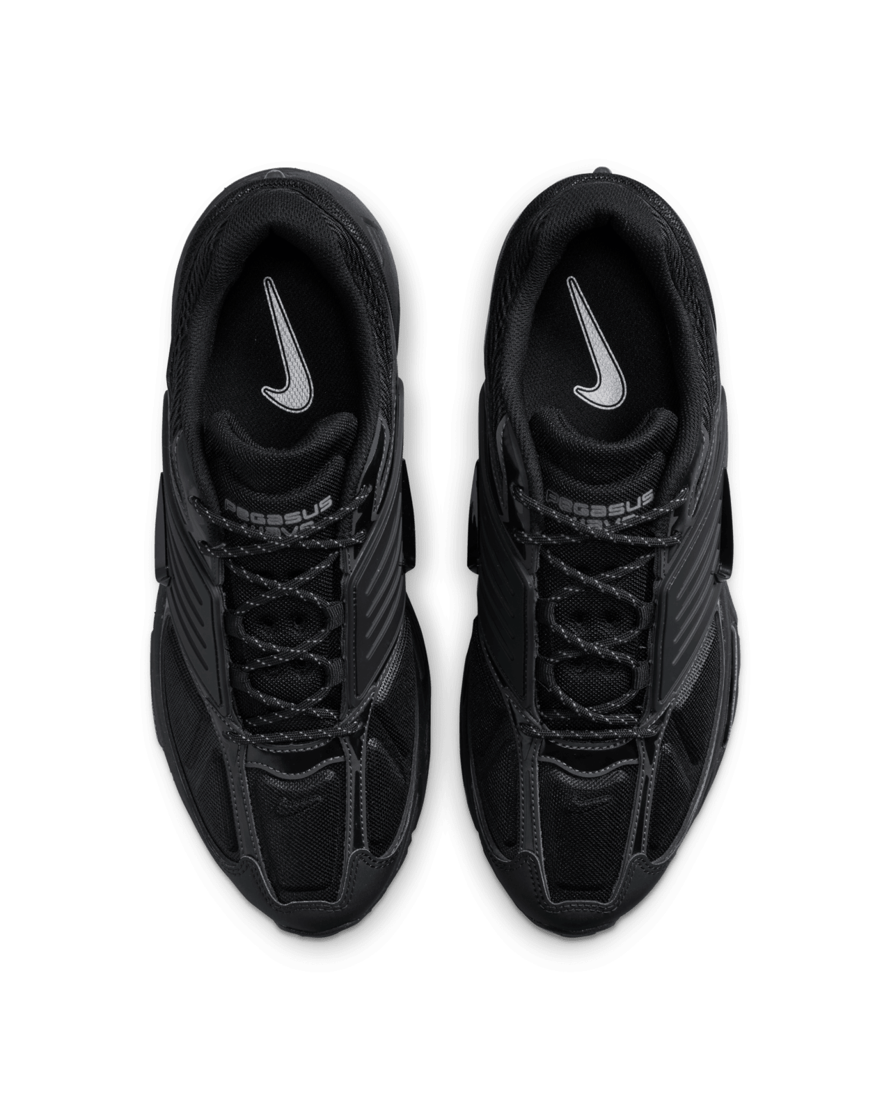 Nike - Giày thời trang thể thao Nam Air Pegasus Wave Black and Metallic Silver