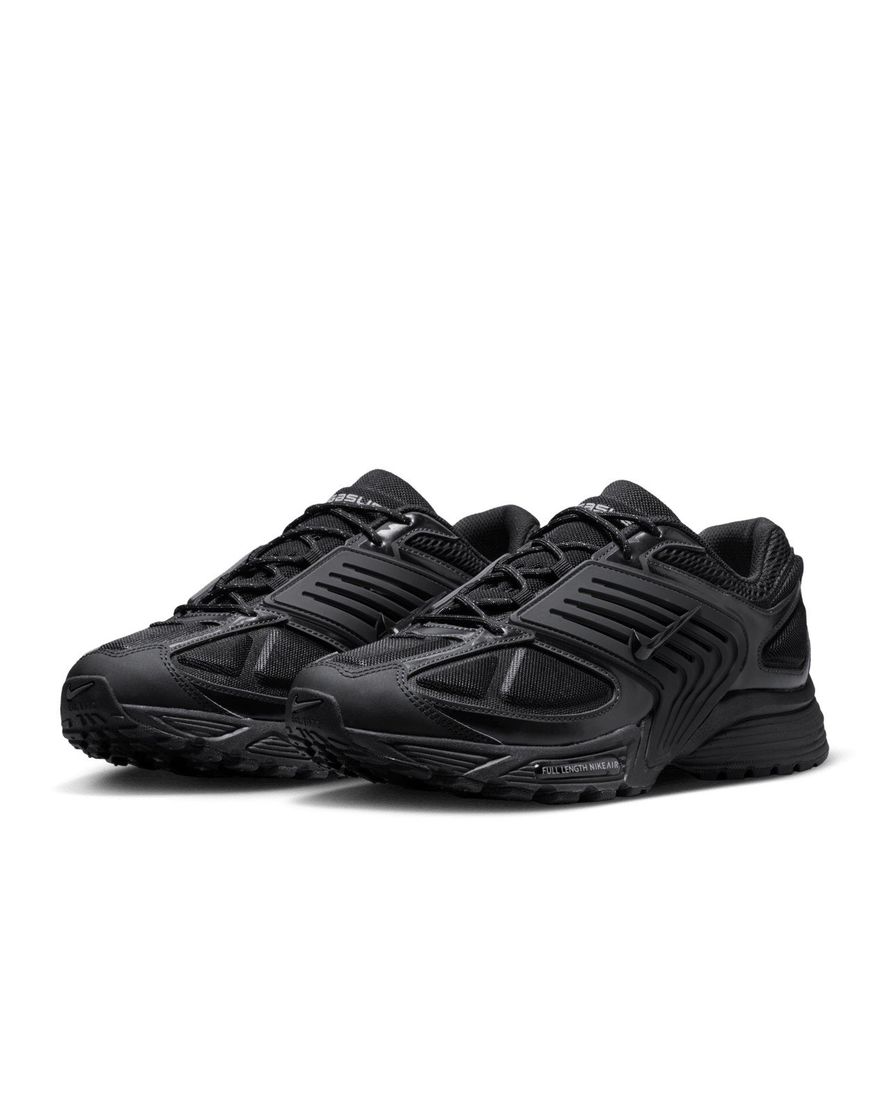 Nike - Giày thời trang thể thao Nam Air Pegasus Wave Black and Metallic Silver