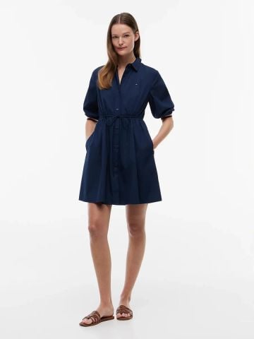 Tommy Hilfiger - Đầm Sơ Mi Nữ Poplin Shirt Dress