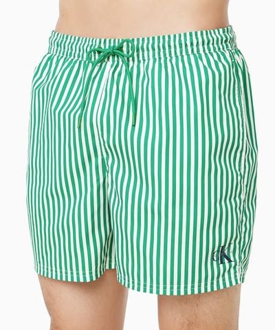 Calvin Klein - Quần Bơi Nam Medium Drawstring Swim Shorts - CK Monogram