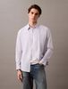Calvin Klein - Áo sơ mi nam Cotton Stretch Thin Stripe Slim Button-Down Shirt