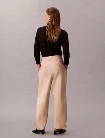 Calvin Klein - Quần dài nữ Adjustable Wide Leg Chino Pants - 2