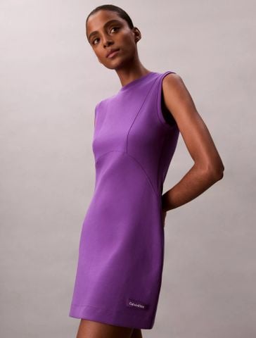 Calvin Klein - Đầm nữ Scuba Seam Detail Mini Dres