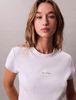 Calvin Klein - Áo thun thời trang nữ Monologo Baby Tee