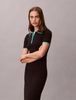 Calvin Klein - Đầm nữ Colorblock Trim Midi Dress