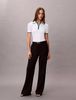 Calvin Klein - Áo len nữ Quarter Zip Classic Polo Shirt