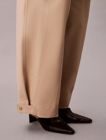 Calvin Klein - Quần dài nữ Adjustable Wide Leg Chino Pants - 3