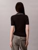 Calvin Klein - Áo len nữ Quarter Zip Classic Polo Shirt