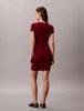 Calvin Klein - Đầm nữ Cotton Contour Rib Monogram Mini Dress