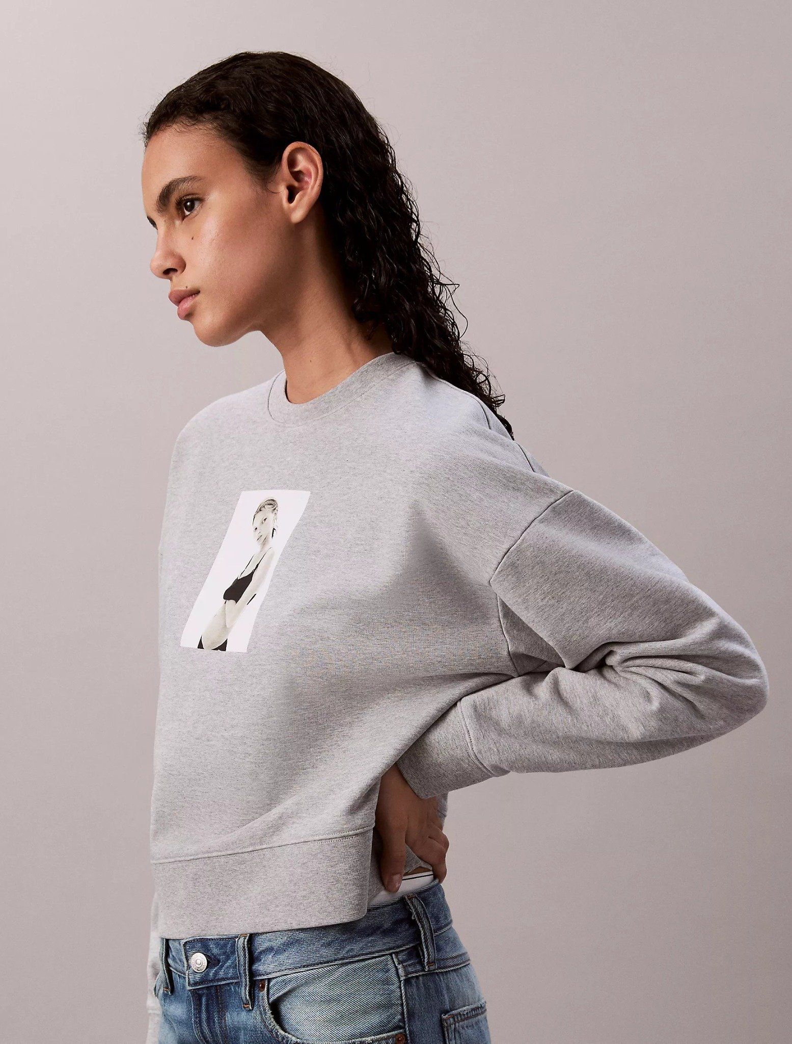 Calvin Klein - Áo lạnh nữ Classic Kate Terry Crewnk