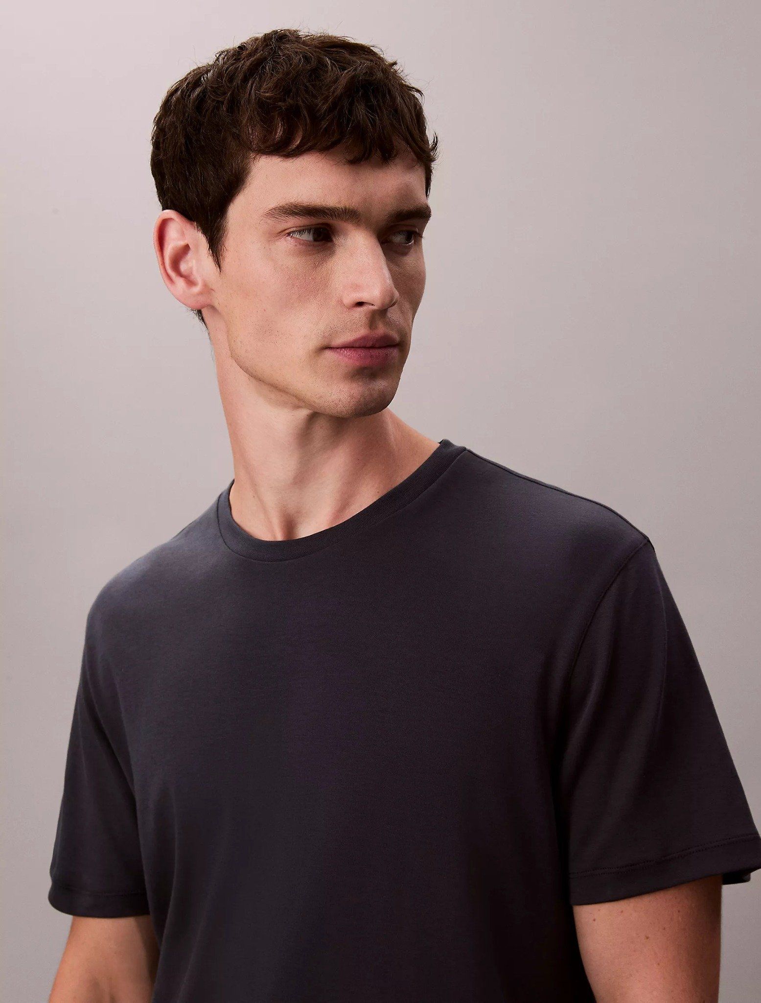 Calvin Klein - Áo phông thời trang nam Supima Cotton Crewneck T-Shirt