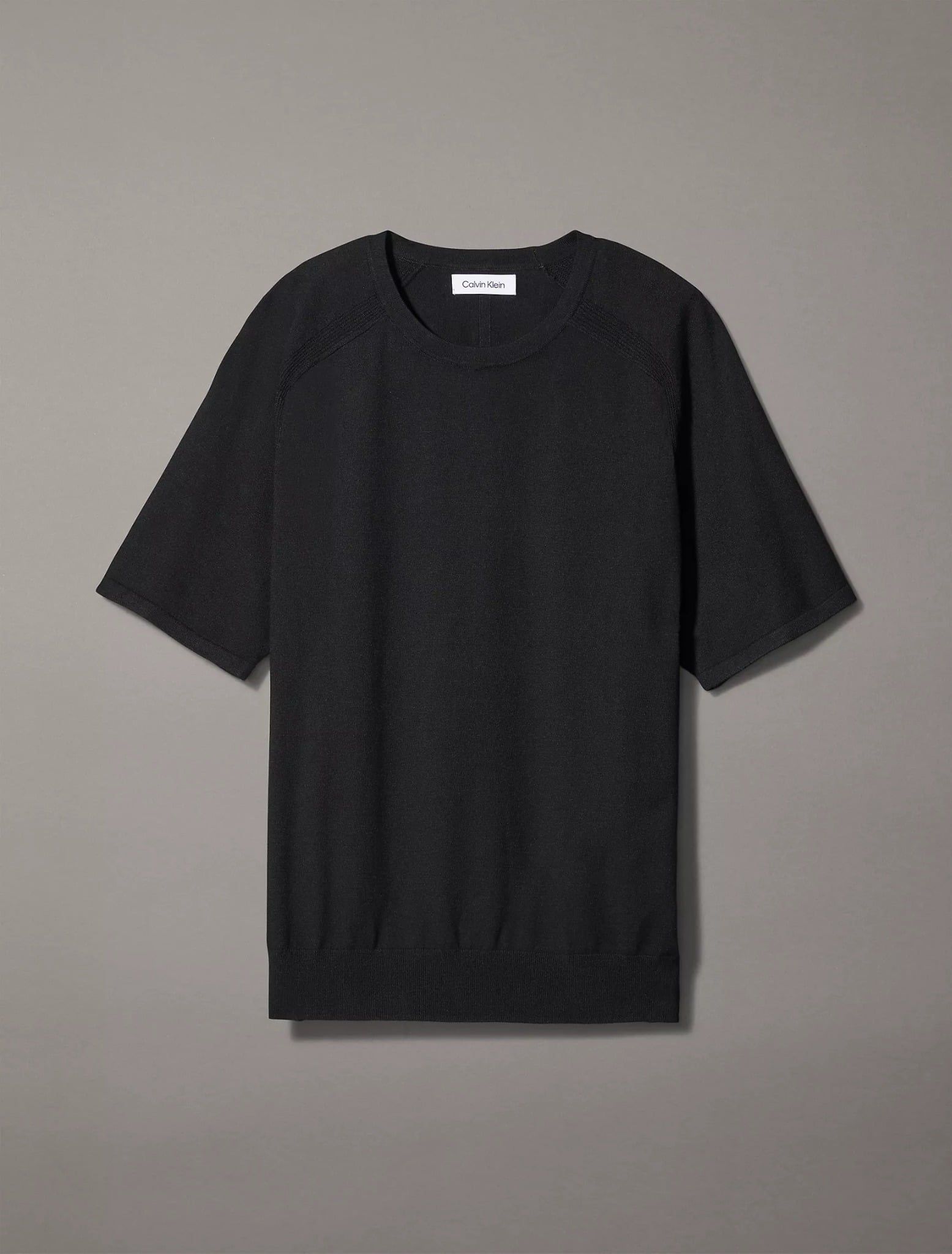 Calvin Klein - Áo len nam Tech Knit Crewneck Sweater T-Shirt