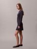 Calvin Klein - Đầm dệt kim nữ Cotton Knit Long Sleeve Mini Dress