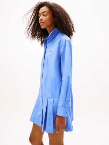Tommy Hilfiger - Đầm Sơ Mi Nữ Tommy Jeans Women Mini Pleated Poplin Dress