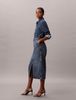 Calvin Klein - Váy jeans nữ Denim Carpenter Maxi Skirt