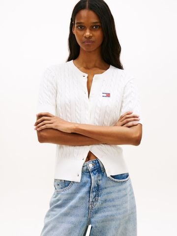 Tommy Hilfiger - Áo Cardigan Nữ Summer Cable Cardigan